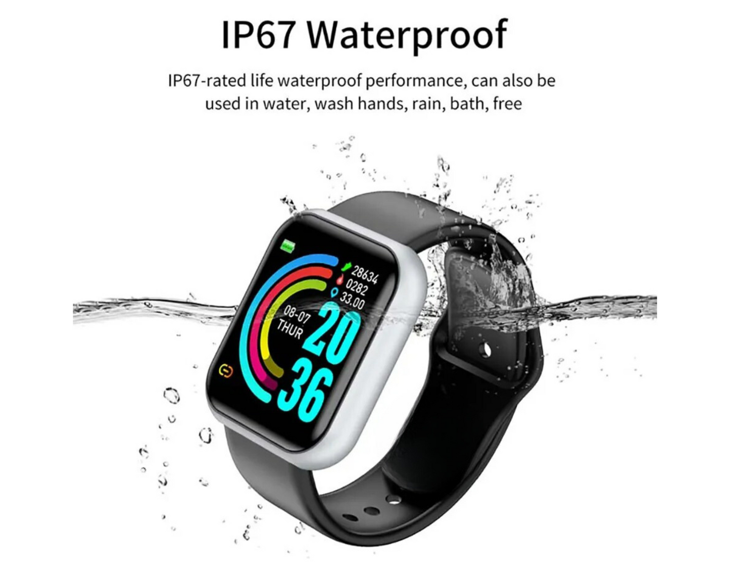 Rockman D20 Waterproof Touchscreen Smartwatch