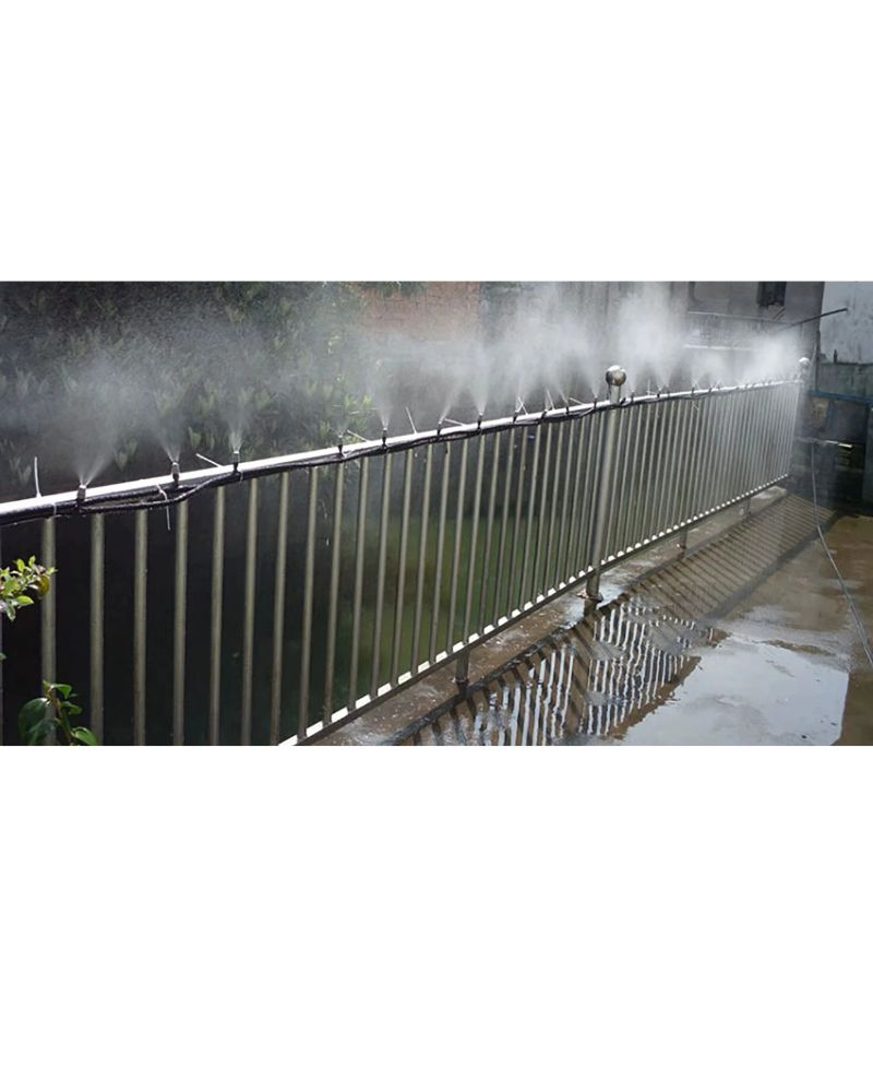 20m Garden Spray Irrigation Kit 20 Adjust Nozzles,Water-Saving Hose System