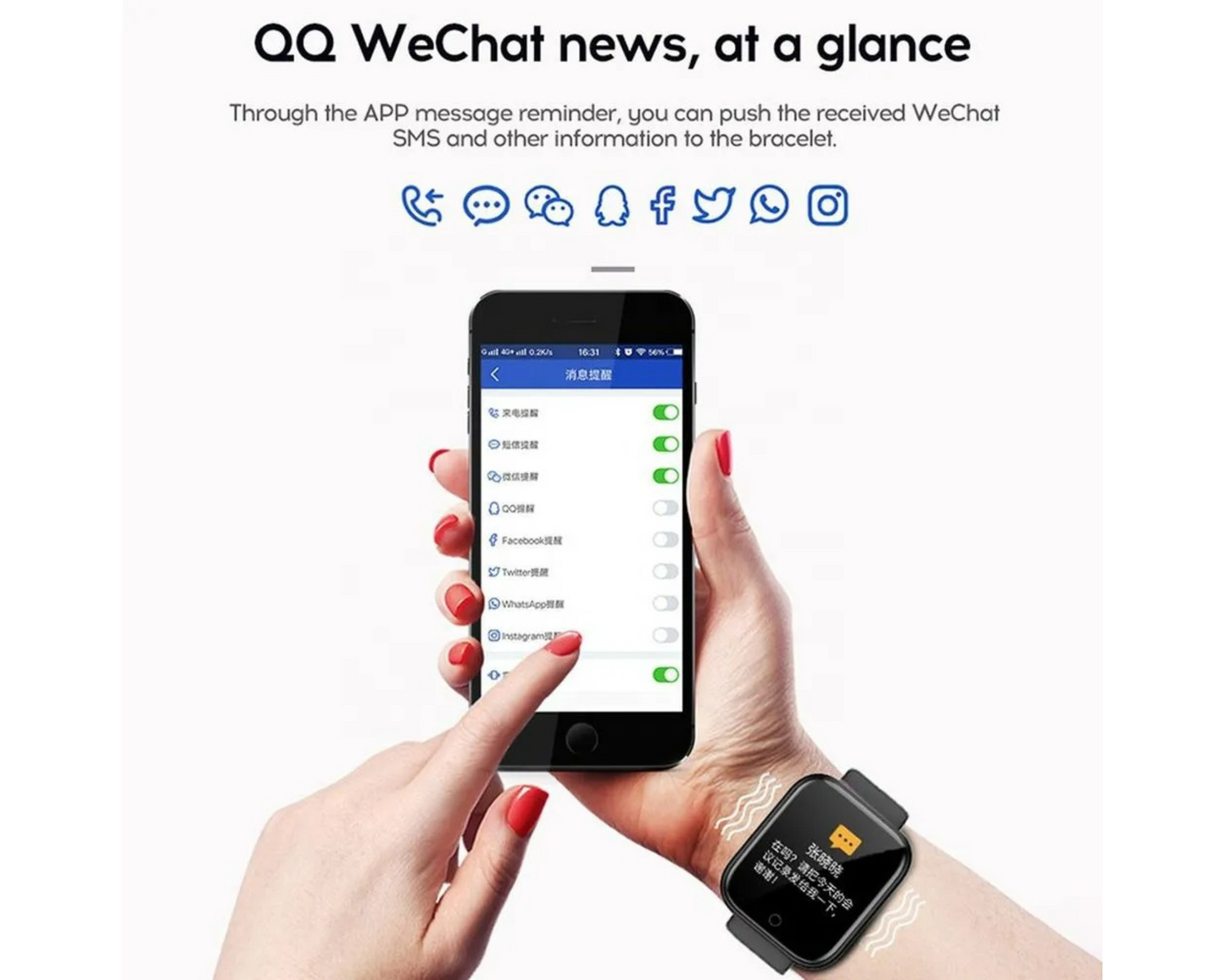 Rockman D20 Waterproof Touchscreen Smartwatch