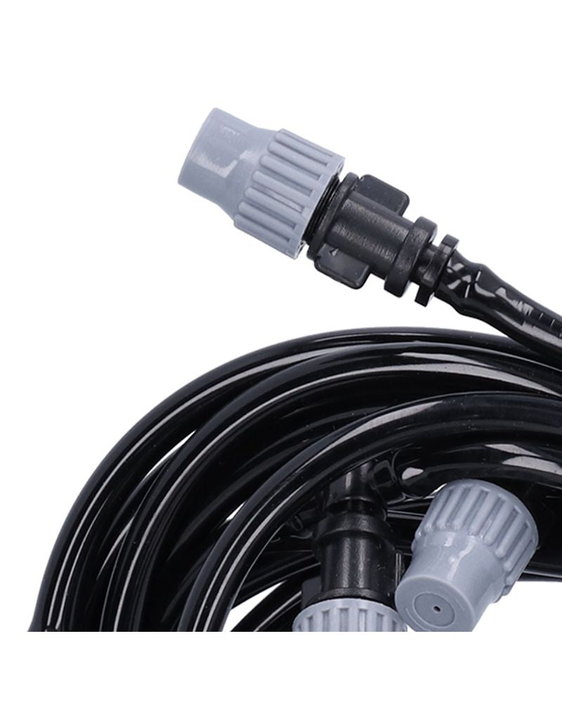 20m Garden Spray Irrigation Kit 20 Adjust Nozzles,Water-Saving Hose System