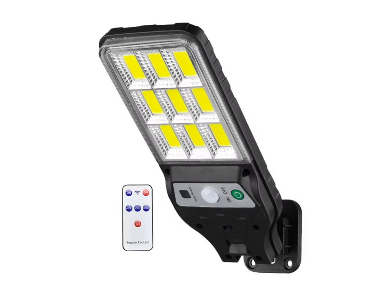Energy Efficient Emergency Motion Sensing Street Lamp with Solar Power
