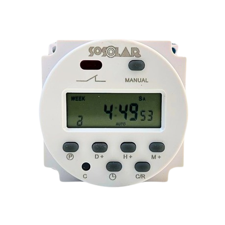 Sosolar Dc Weekly Programmable Time Switch