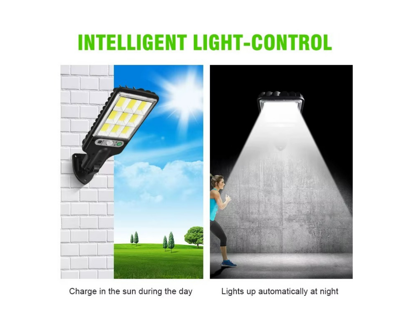 Energy Efficient Emergency Motion Sensing Street Lamp with Solar Power