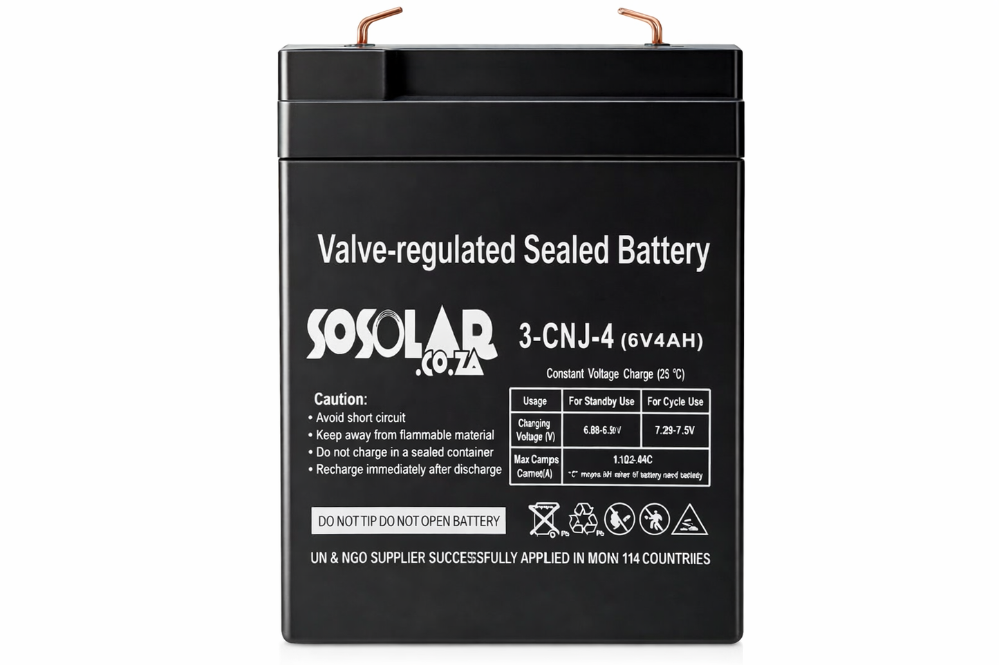 SOSOLAR 4AH GEL BATTERY