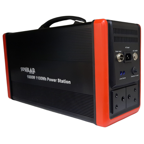 Solar Power Box 1000W 80Ah with Solar Panel