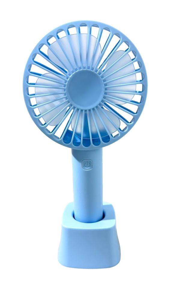 Mini Handheld Fan with Base - 1200mAh-2000mAh USB Rechargeable Battery