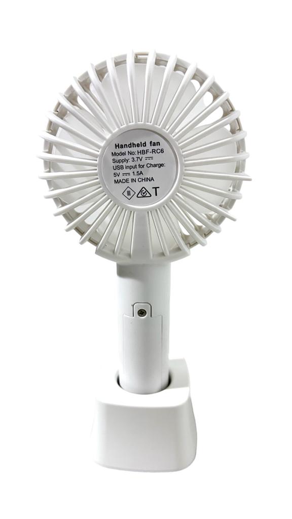 Mini Handheld Fan with Base - 1200mAh-2000mAh USB Rechargeable Battery