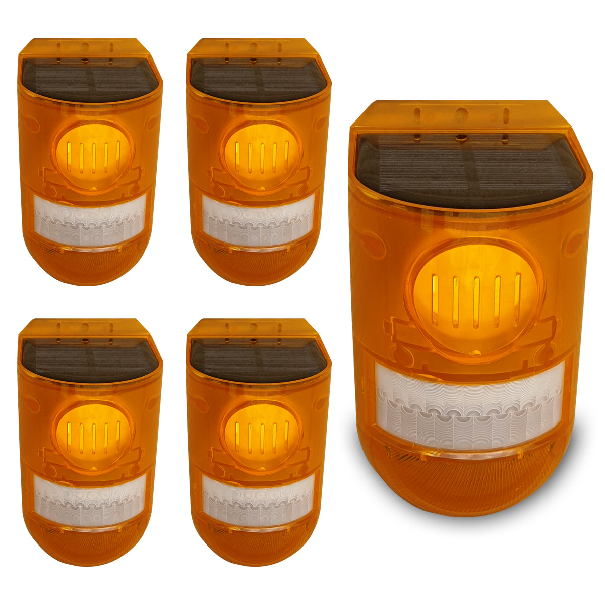 Solar Alarm Lamp Pack of 5