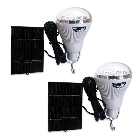 10W Solar Led Lamp 70-120 Lumens Pack of 2