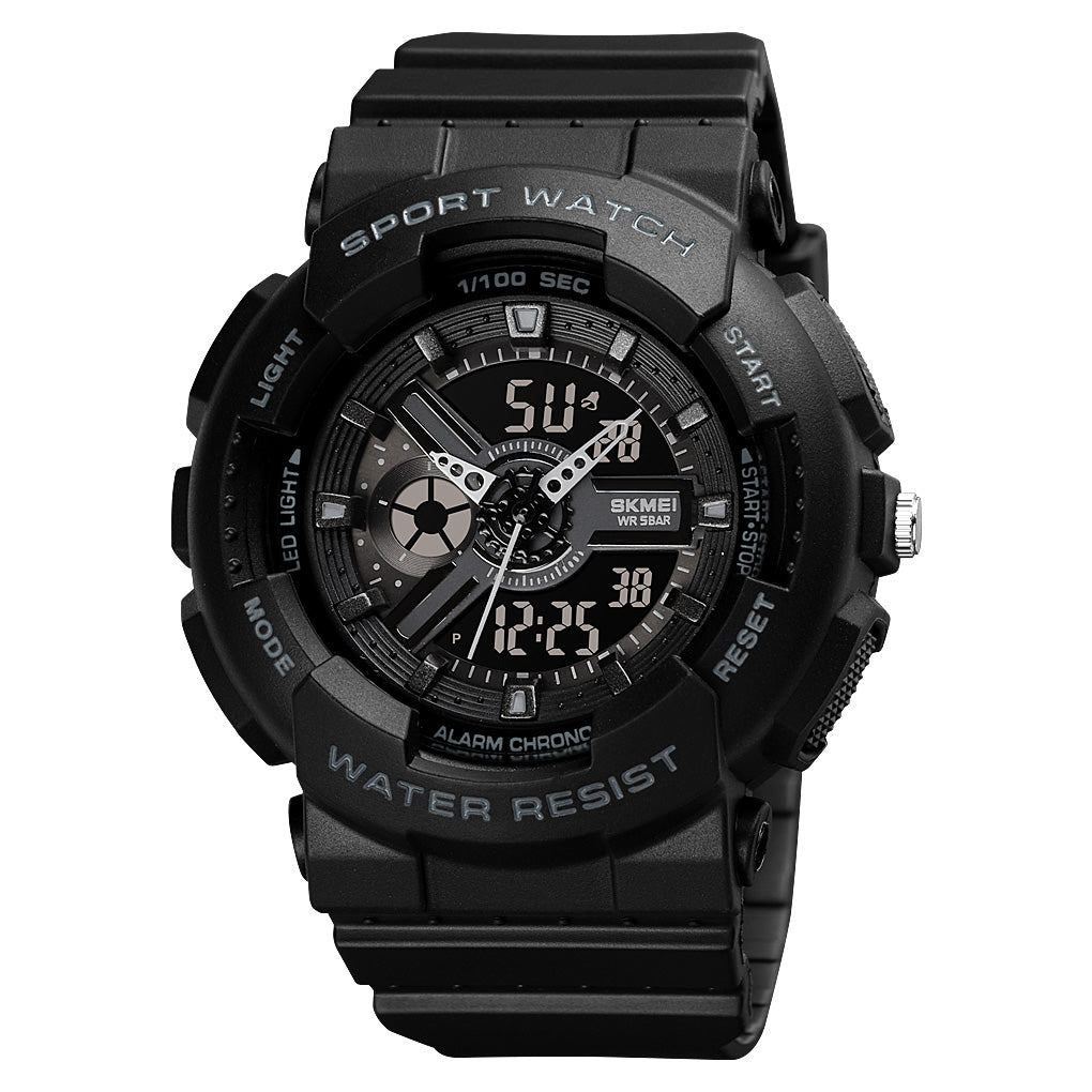 Water Resistant Watch 1689S Black