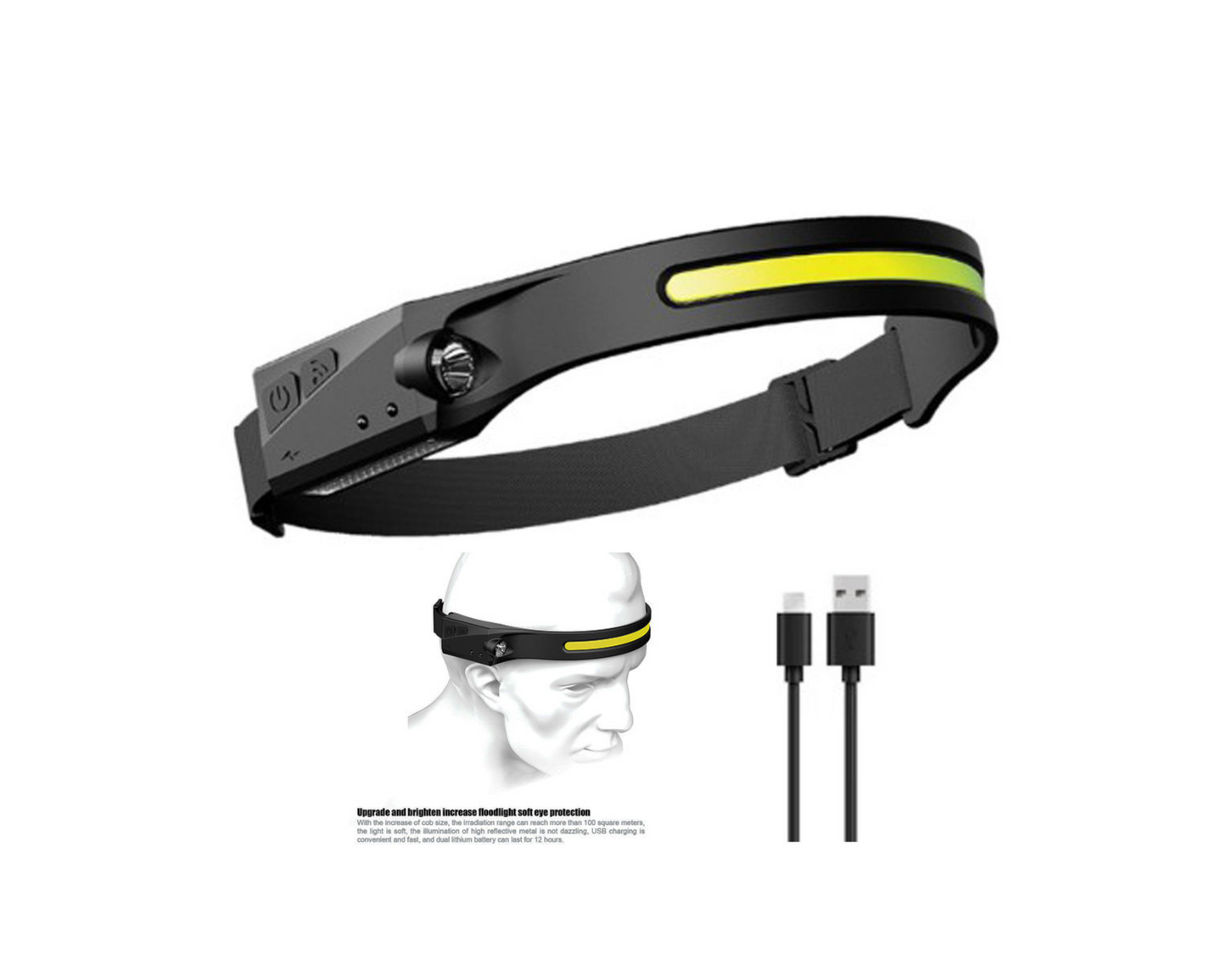 Headlamp USB Sensor