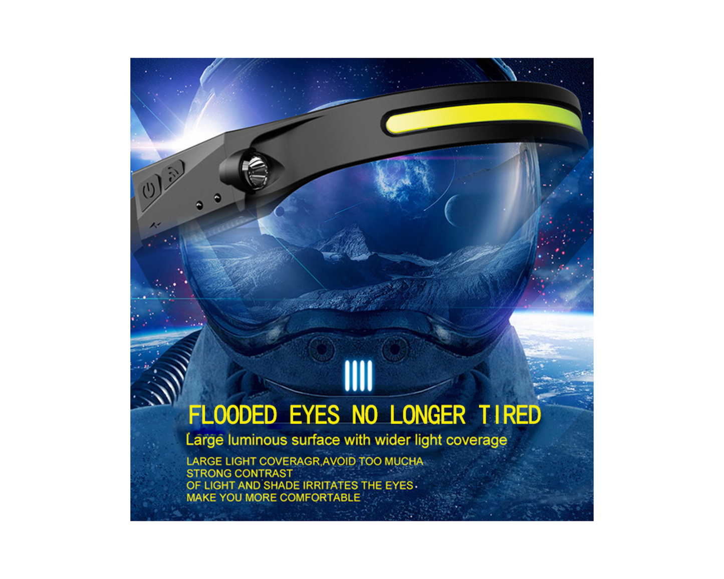 Headlamp USB Sensor Pack of 3