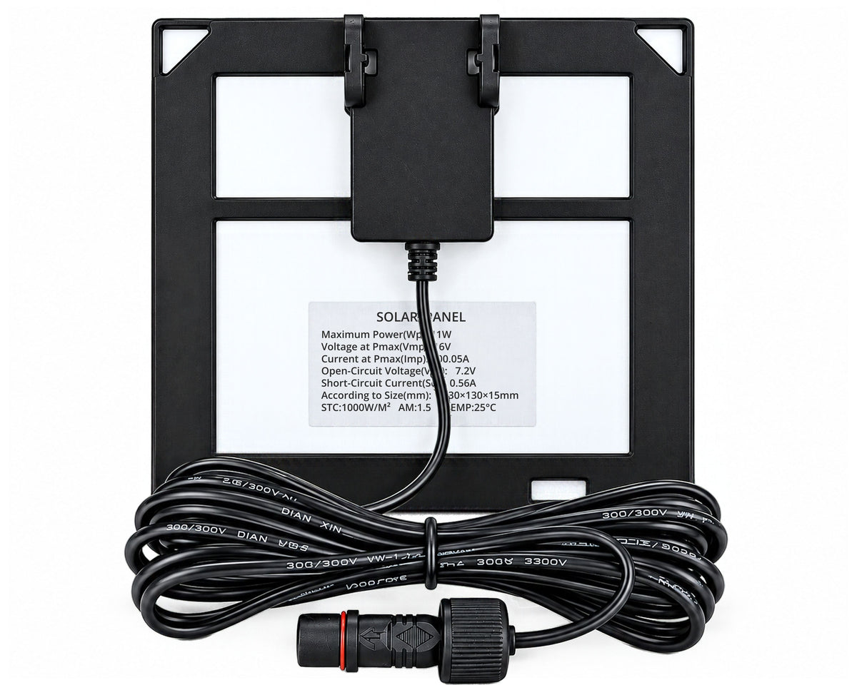 Sosolar 30W Led Solar Flood Light With Panel & Remote Control IP67