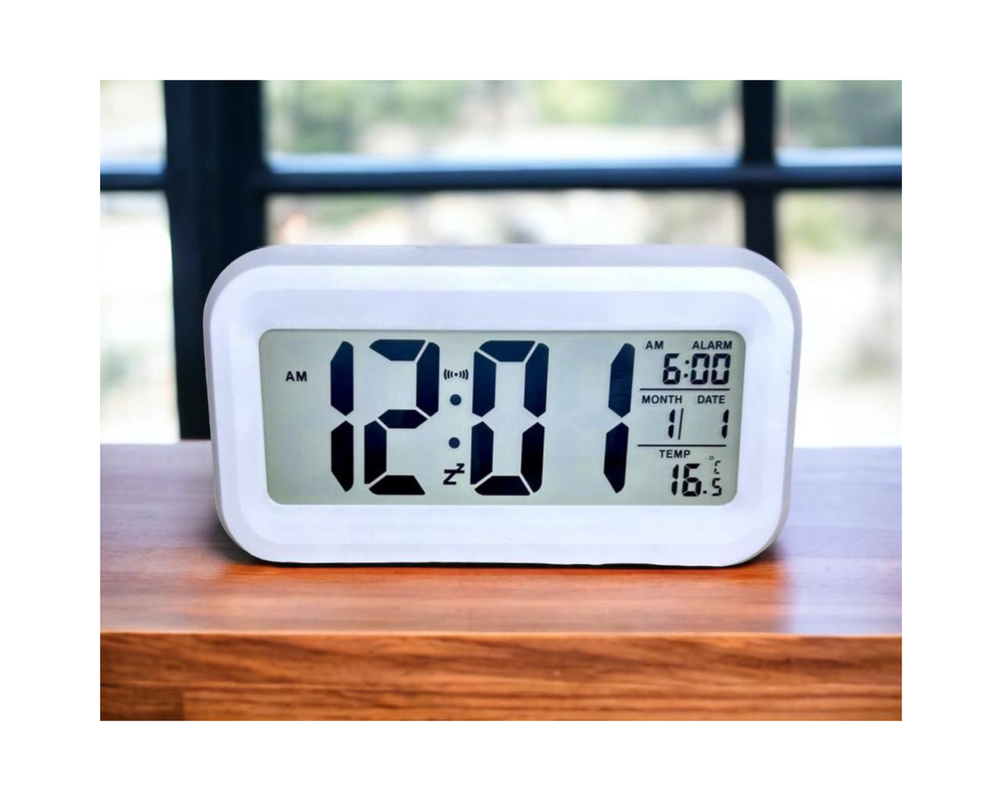 Battery-Powered Big Digital Alarm Clock - Pack of 2