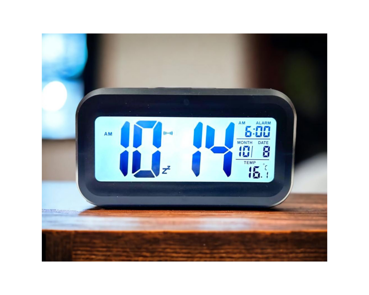 Battery-Powered Big Digital Alarm Clock - Pack of 2