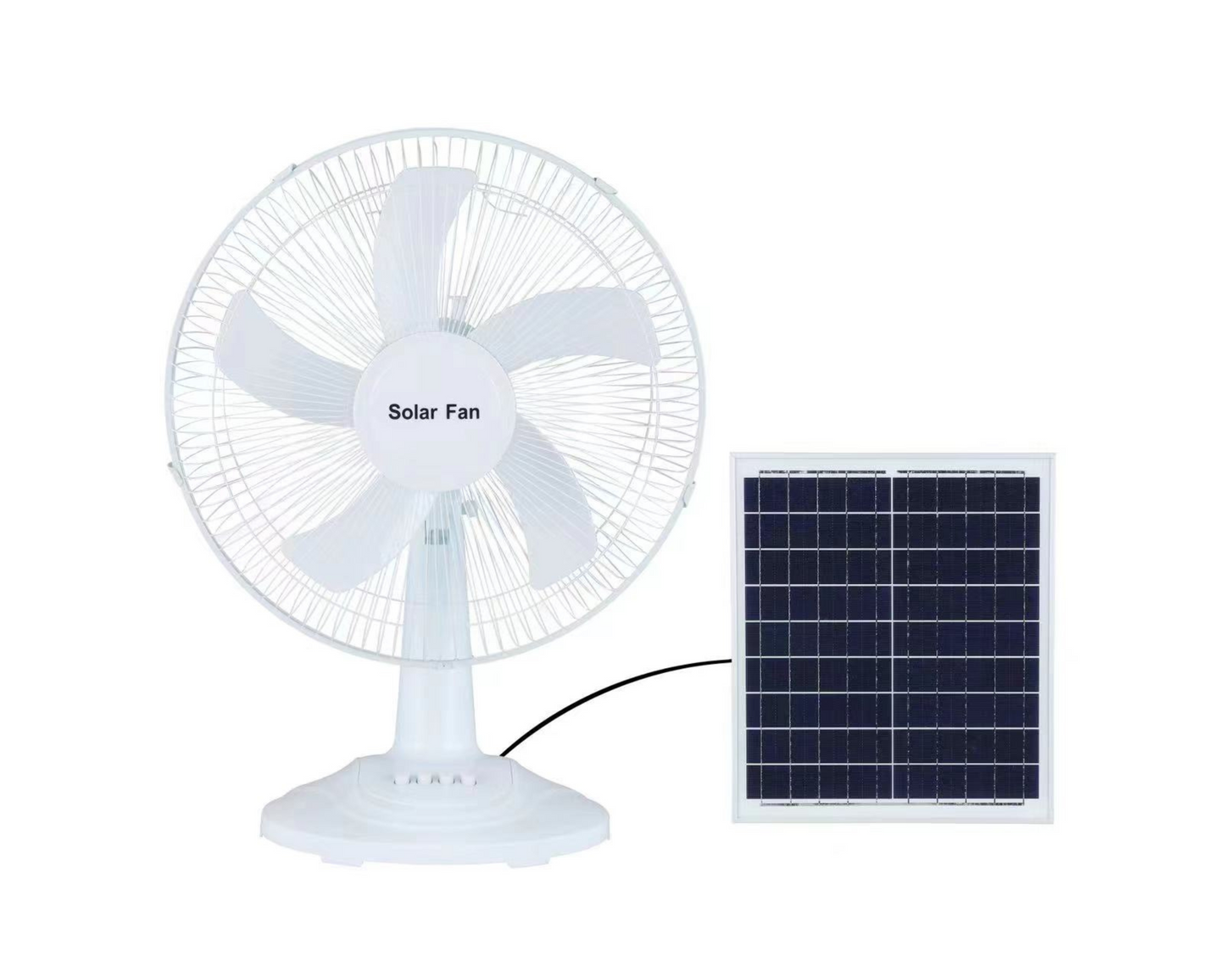 Solar DC 16 Inch Desk Recheargable Fan 12000Mah