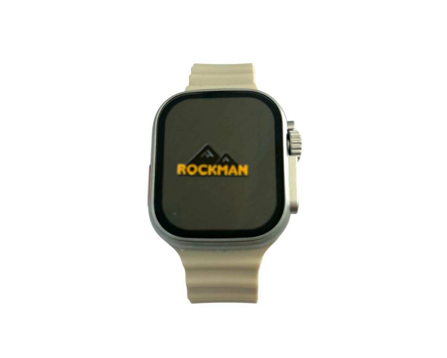 Rockman T900 Fitness watch with Black, Beige, Pink and Black strap