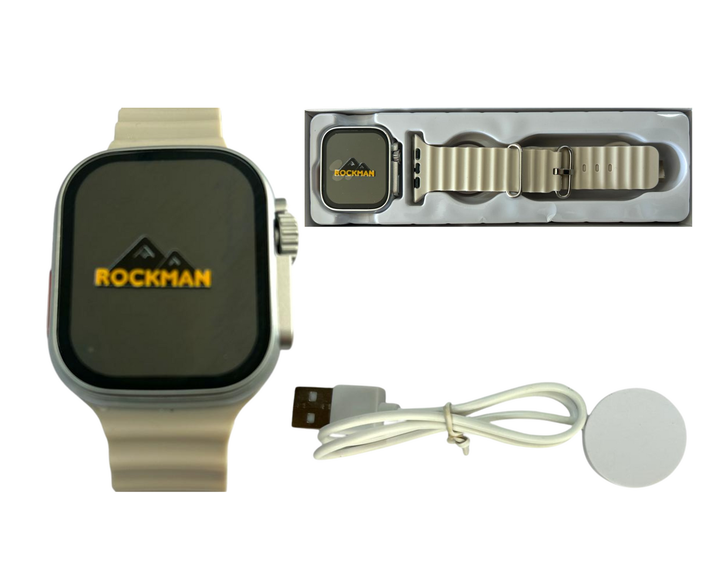 Rockman T800 Ultra 2 Smart Watch Beige