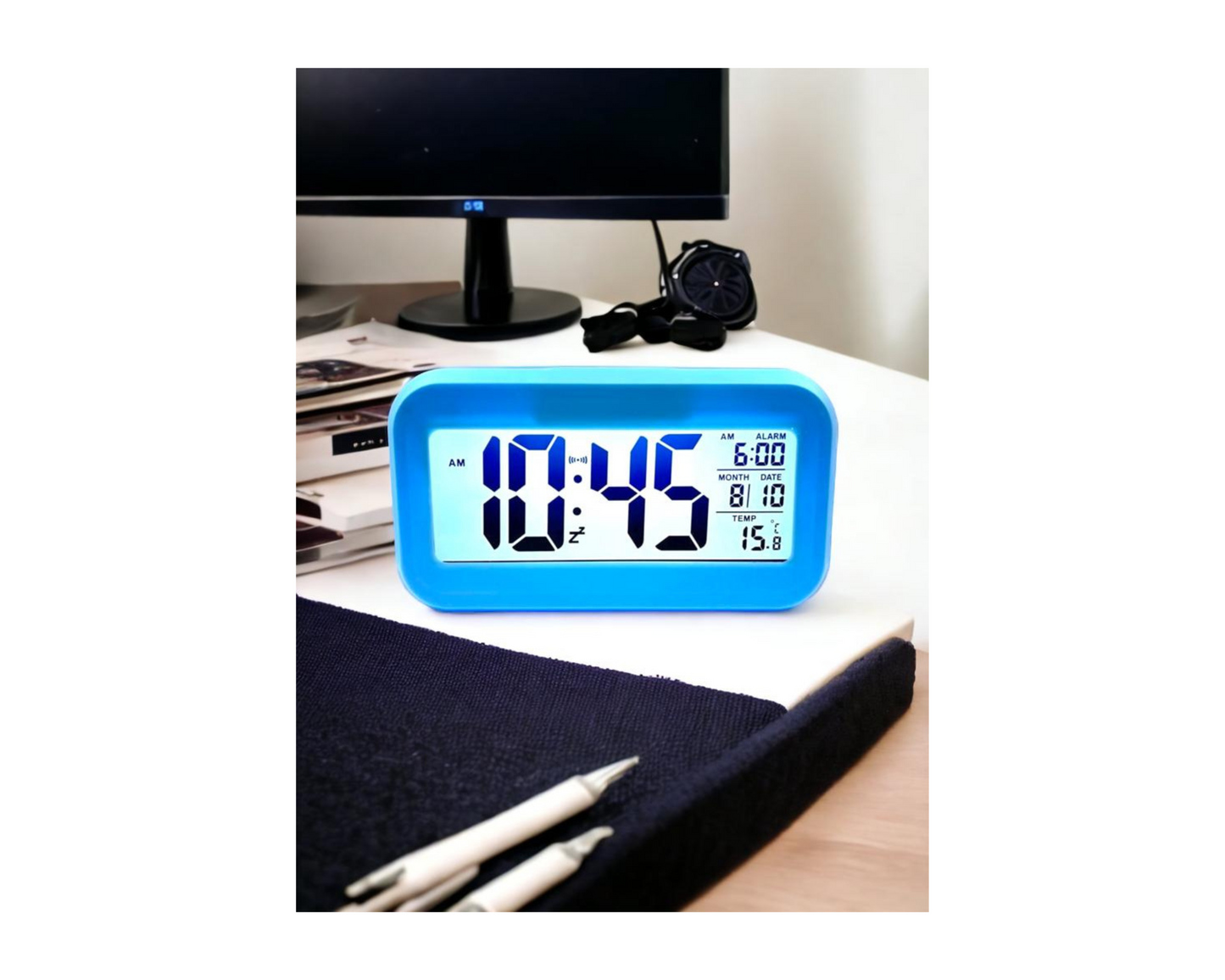 Battery-Powered Big Digital Alarm Clock - Pack of 2