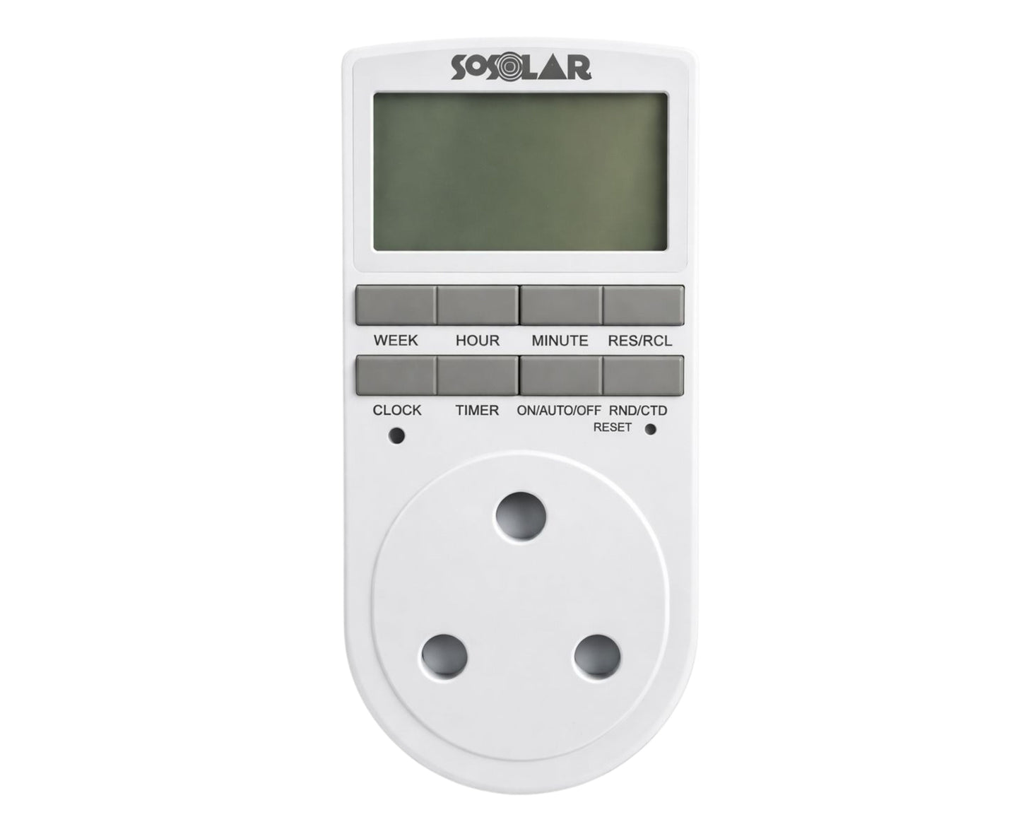SoSolar Digital Programmable Plug-in Timer