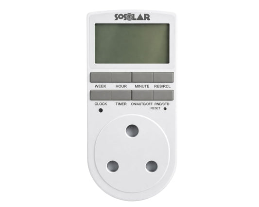SoSolar Digital Programmable Plug-in Timer