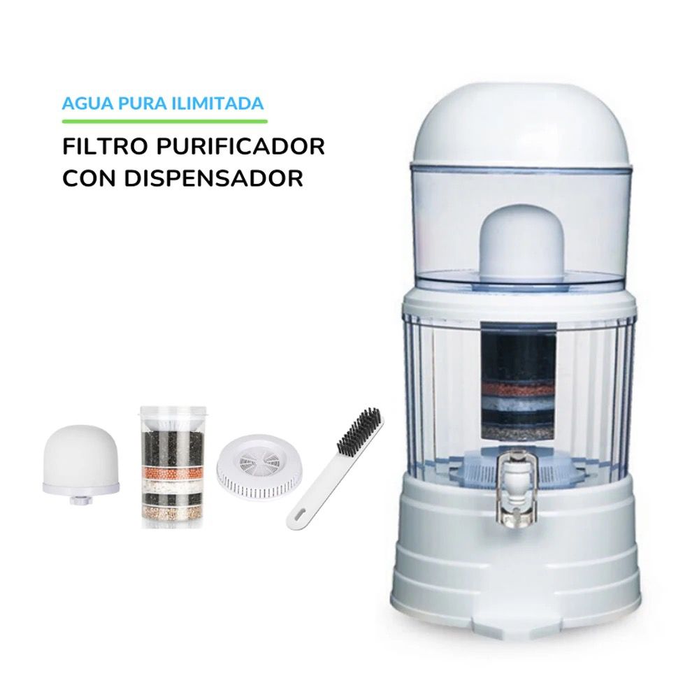 Purit 14L Water Filter Cleaners Dispenser With Mineral Pot