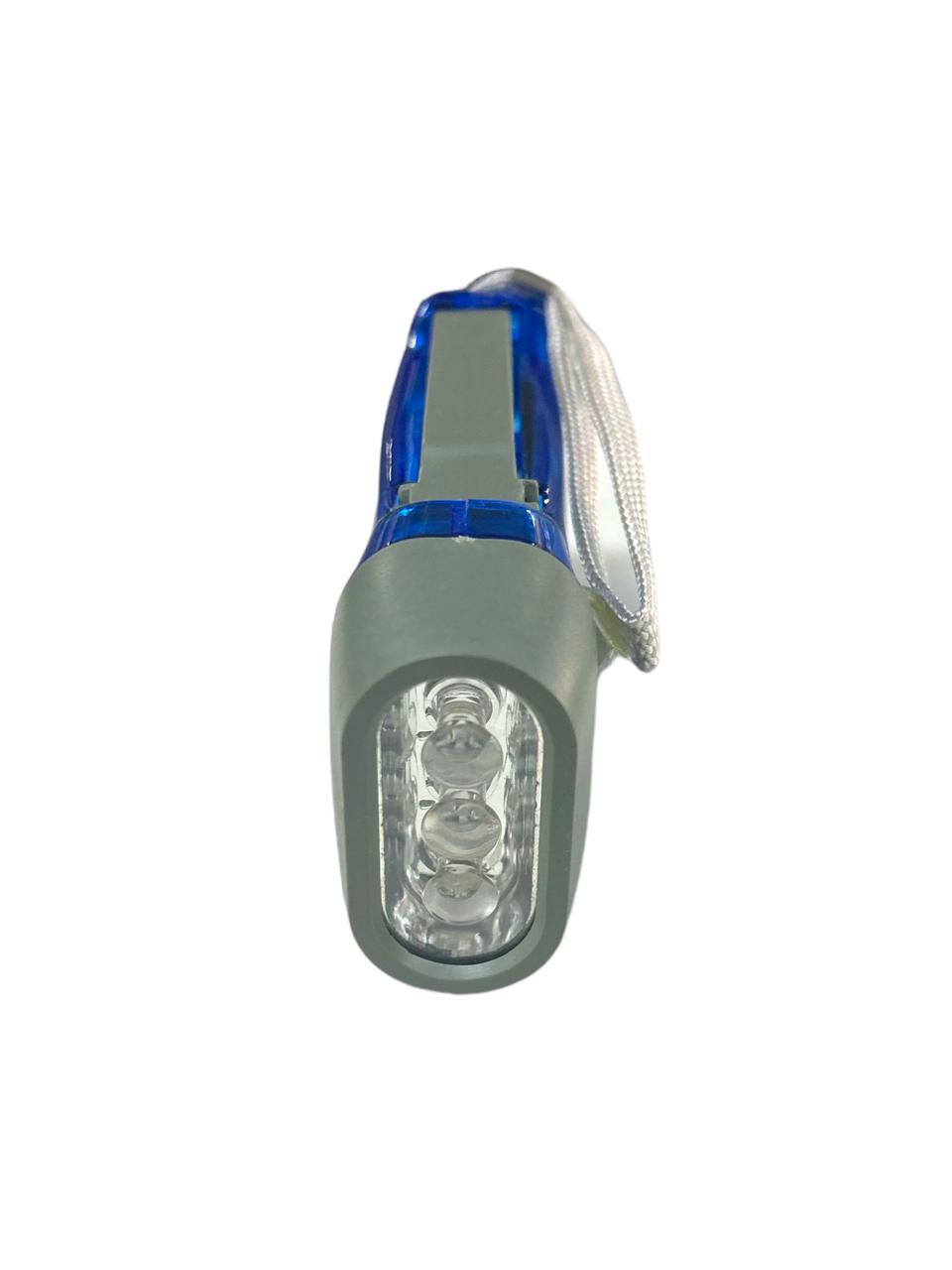 Hand Pressing Power Flashlight 3 led Pack of 4