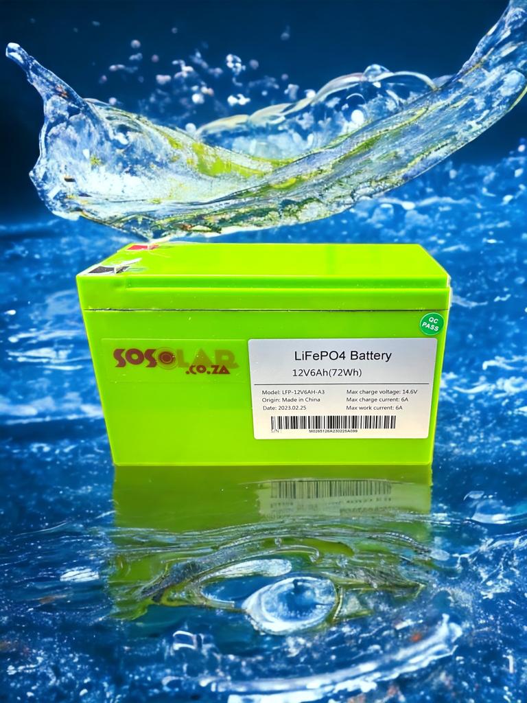 Lithium-ion/LifePo4 6Ah Sosolar Battery