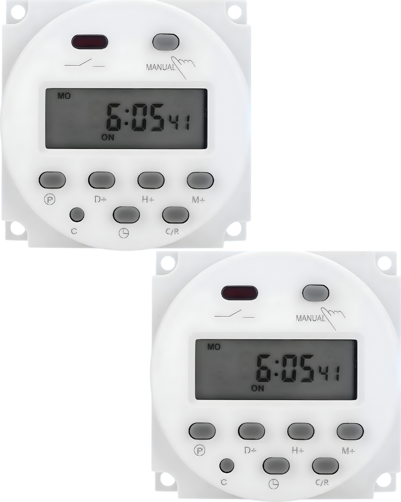 Sosolar Dc Weekly Programmable Time Switch Pack of 2