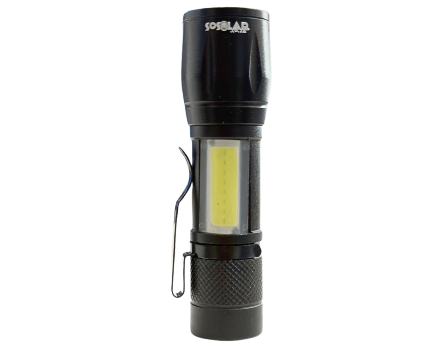 USB Rechargeable LED Mini Torch with Zoom Function