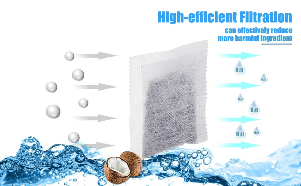 Activated Charcoal Distiller replacement Filters Pack of 40