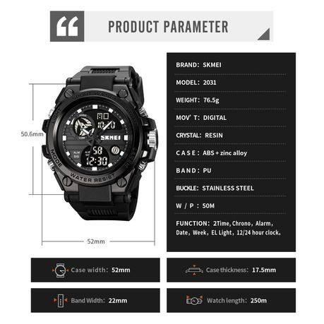 Skmei 2031 Digital & Analog Sport Watch