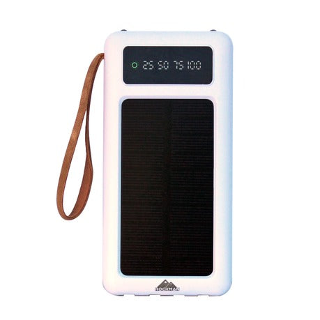 10000Mah Solar Power Bank Green QR