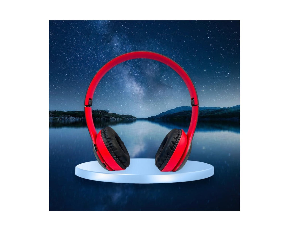 P47 5.0+Edr Wireless Headphones - Red