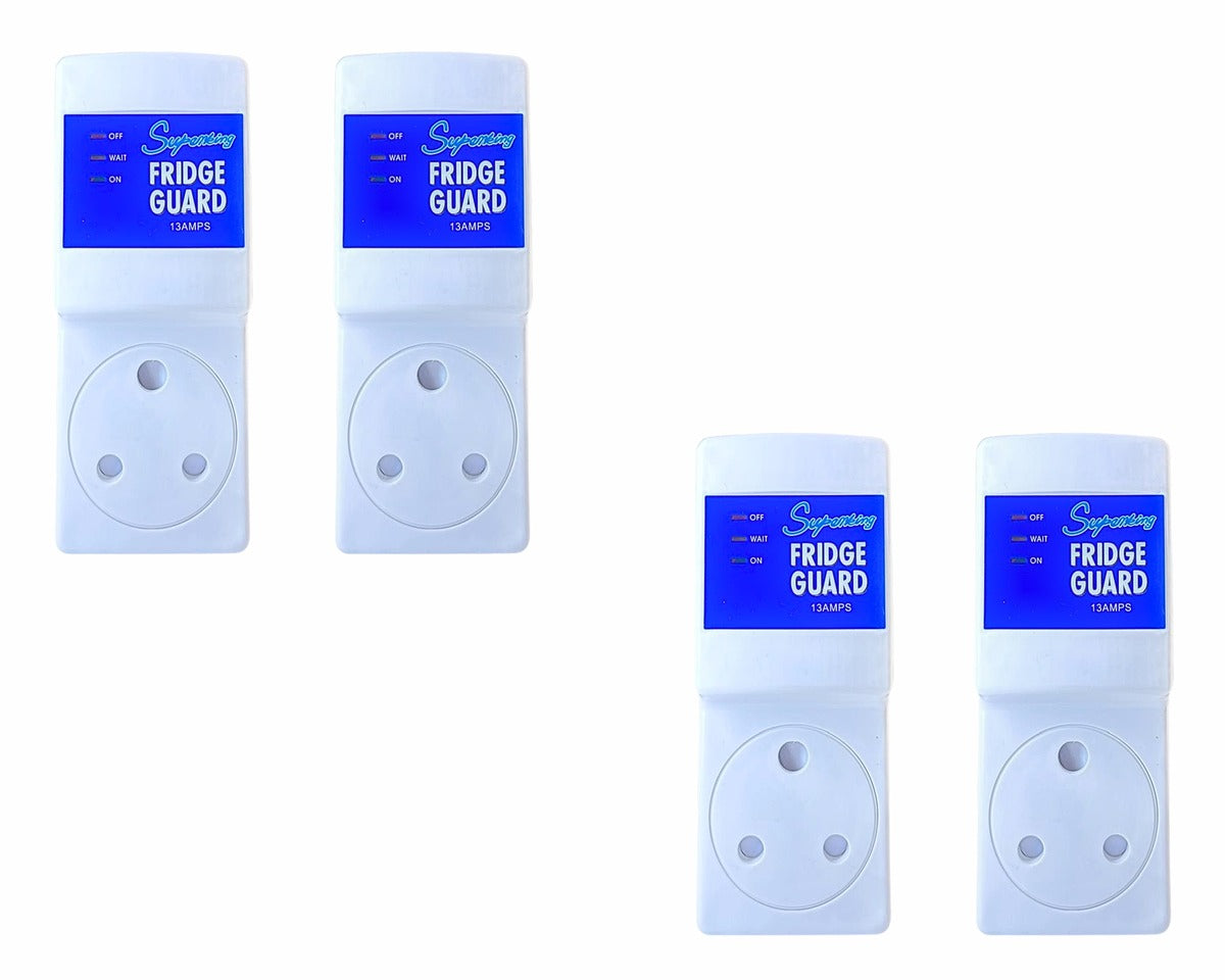 Fridge & Freezer Gaurd Surge Suppressor Plug Pack of 4