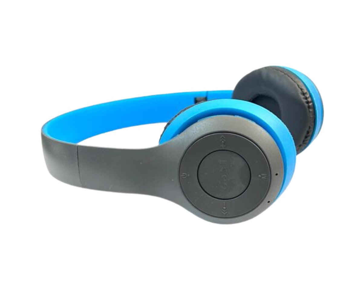 P47 5.0+Edr Wireless Headphones - Blue