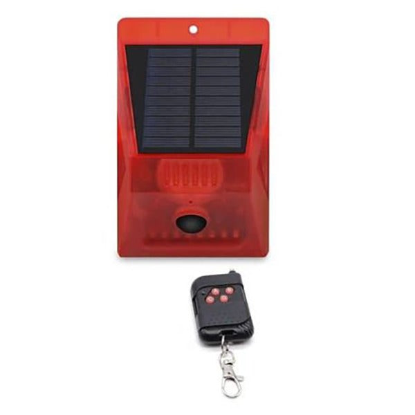 Solar Alarm Lamp With Remote Pack of 5