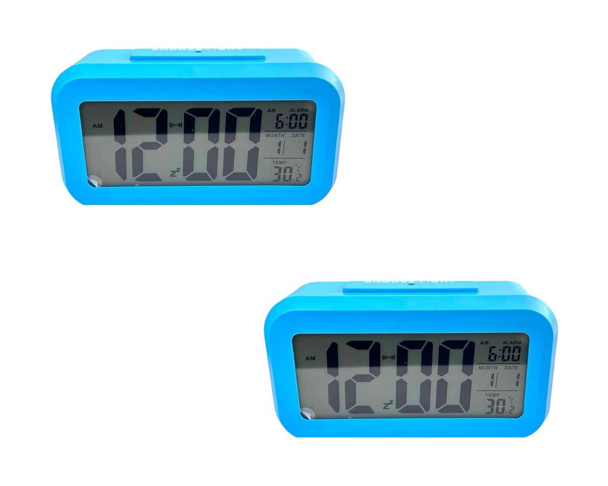 Battery-Powered Big Digital Alarm Clock - Pack of 2