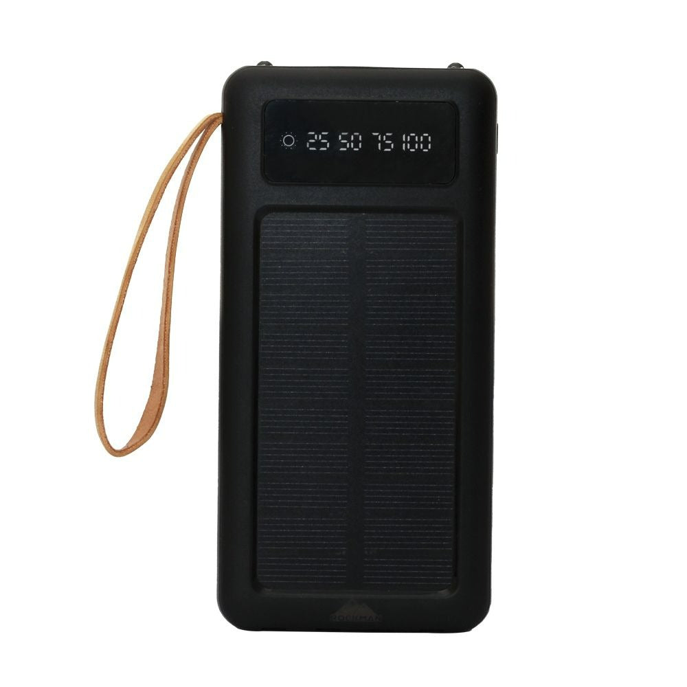 10000Mah Solar Power Bank Green QR