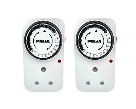 24 hours Plug in Timer Mechanical Pack of 2