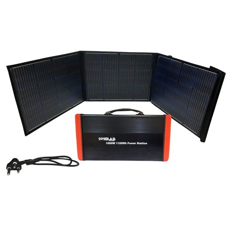 Solar Power Box 1000W 80Ah with Solar Panel