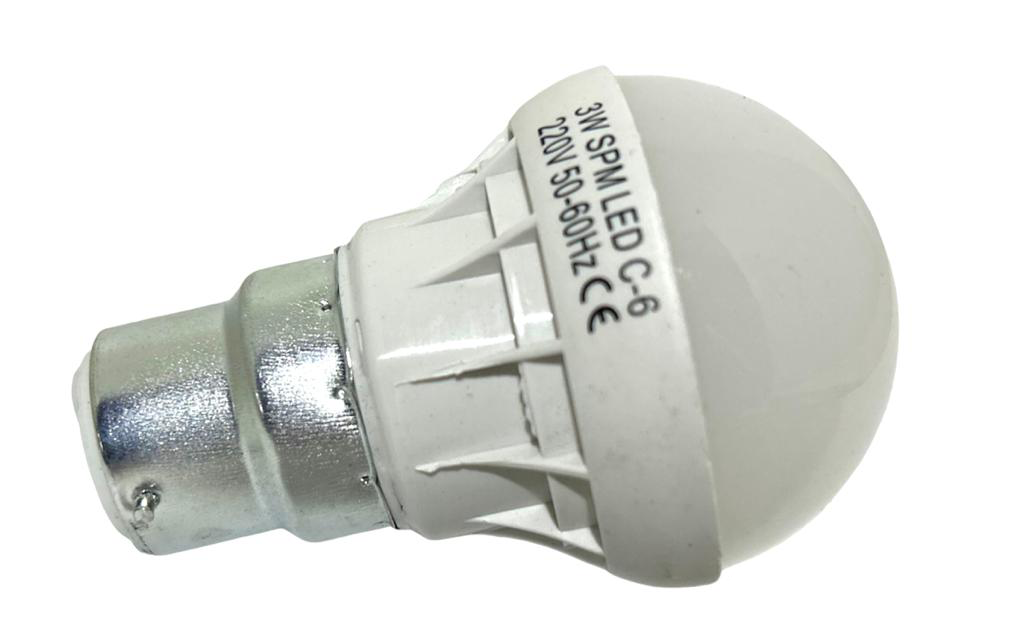 3w Led Bayonet Globe