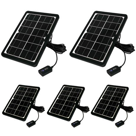 6w Solar Cell-Phone Charger Pack of 5