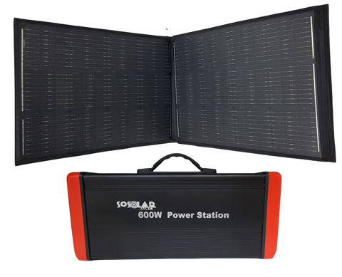 Solar Power Box 1000W 60Ah with Solar Panel