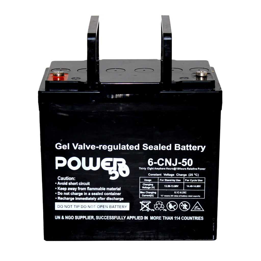 Power 50ah Deep Cycle Gel Battery Sosolar 9716