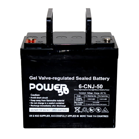 Power 50Ah Deep Cycle Gel Battery