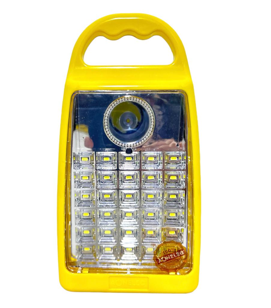 Rechargeable Emergency Light-White,Yellow,Red