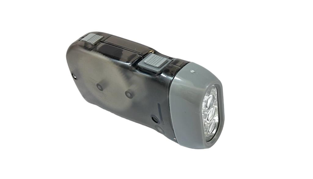 Hand Pressing Power Flashlight 3 led