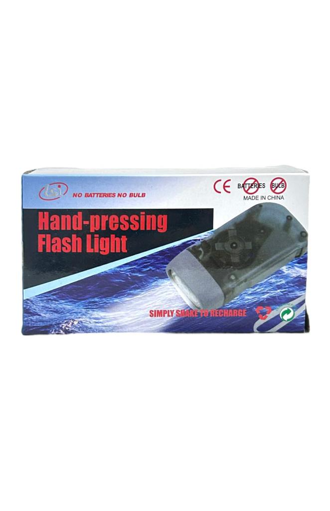 Hand Pressing Power Flashlight 3 led