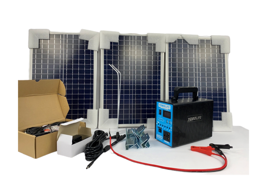 Solar Power System With 3 Panels